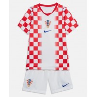 Stroje piłkarskie Chorwacja Koszulka Podstawowej dla dzieci MŚ 2026 Krótki Rękaw (+ szorty)